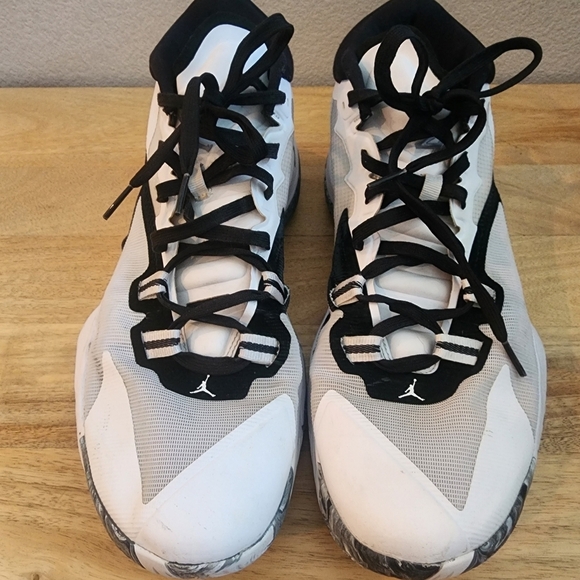Nike Mens Air Jordan Zion Williamson 1 TB Shoes DC4208-100 White Black Size 7.5 main image 12